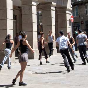 "Camiños en danza" en Santiago de Compostela